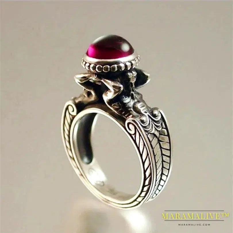 New Mermaid Alloy Creative Women's Vintage Ring