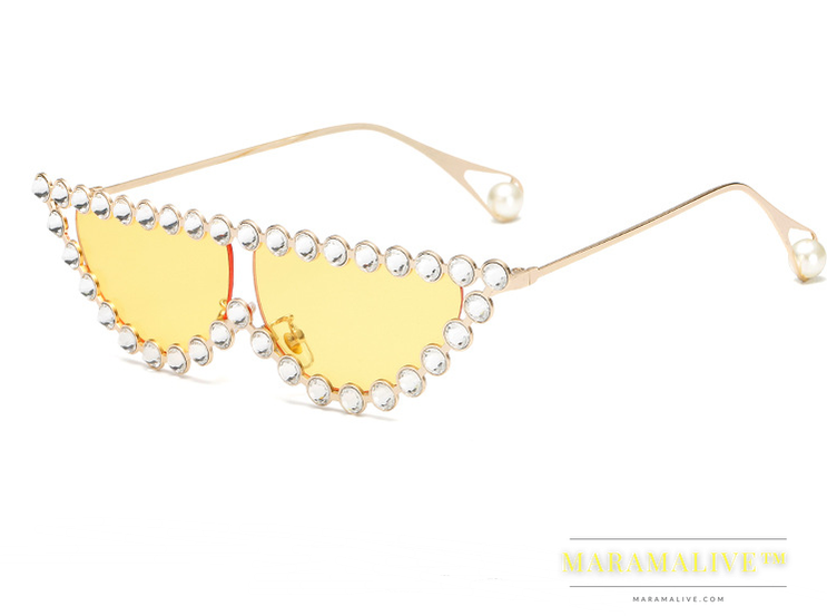 New studded cat's Eye Sunglasses fashionable style