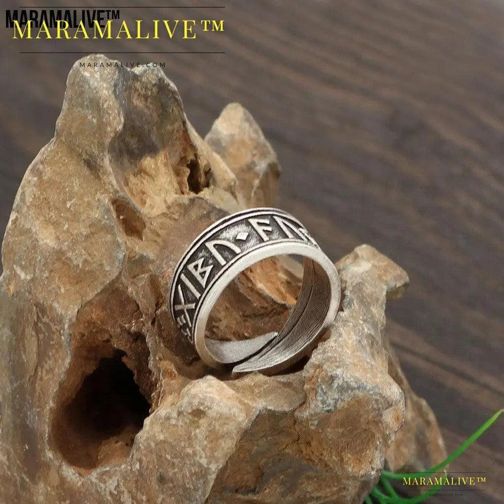 Nordic Viking Ring Celtic Ring Handmade Adjustable, Nice Ring for Men