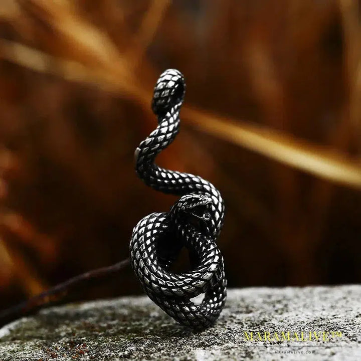 Norse Viking Pendant Necklace Snake Animal Fashion Scandinavian Odin Amulet Men Jewelry