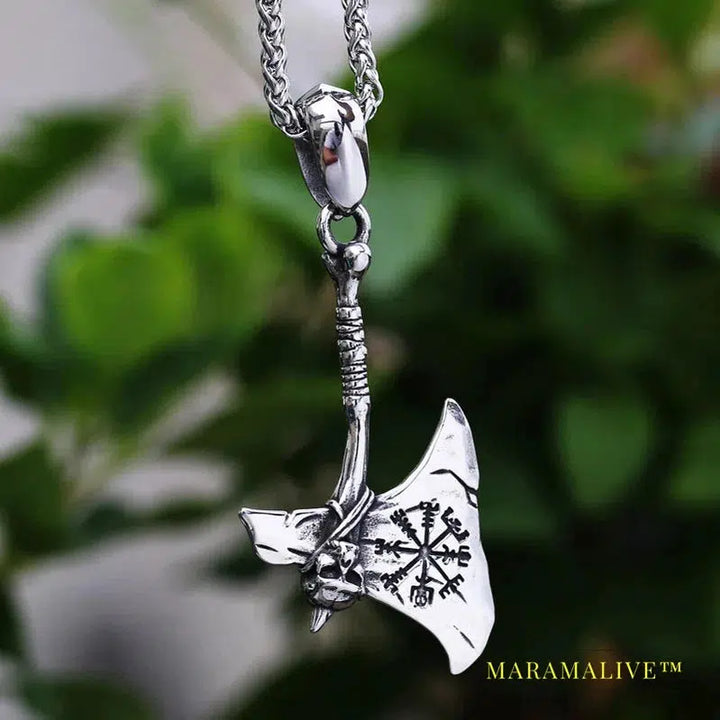 Norse Viking Tomahawk Pendant necklace Mjolnir pendant North Necklace Stainless Steel Chain Necklace Jewelry