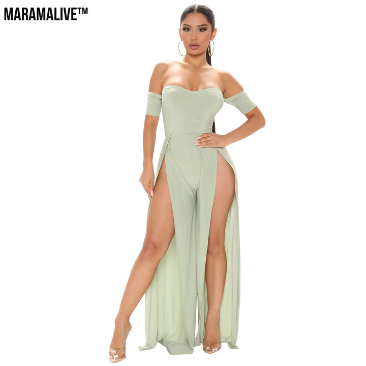 One-Piece Jumpsuit with Splits: Dress? Pants? You Decide!