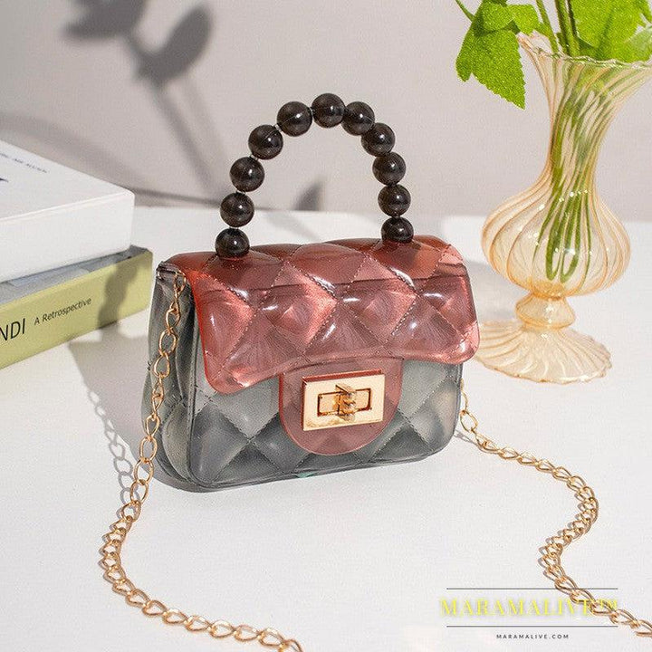 Pearl Handheld Transparent Jelly Bag