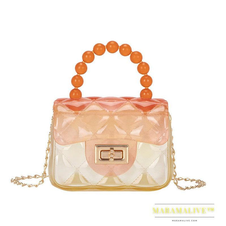 Pearl Handheld Transparent Jelly Bag