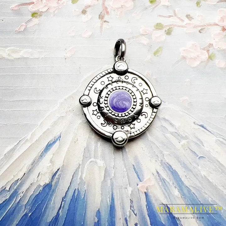 Pendant Eye Star Half-Moons Fine Glam 925 Sterling Silver Jewelry Europe Style Accessories Soul Bohemia Gift For Woman