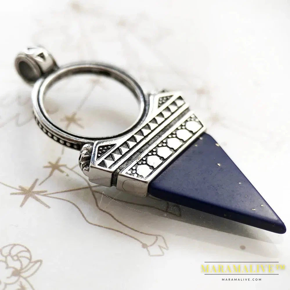 Pendant Lucky Blue Triangle Summer Brand New Rebels Jewelry Mysticism Gift For Women Men