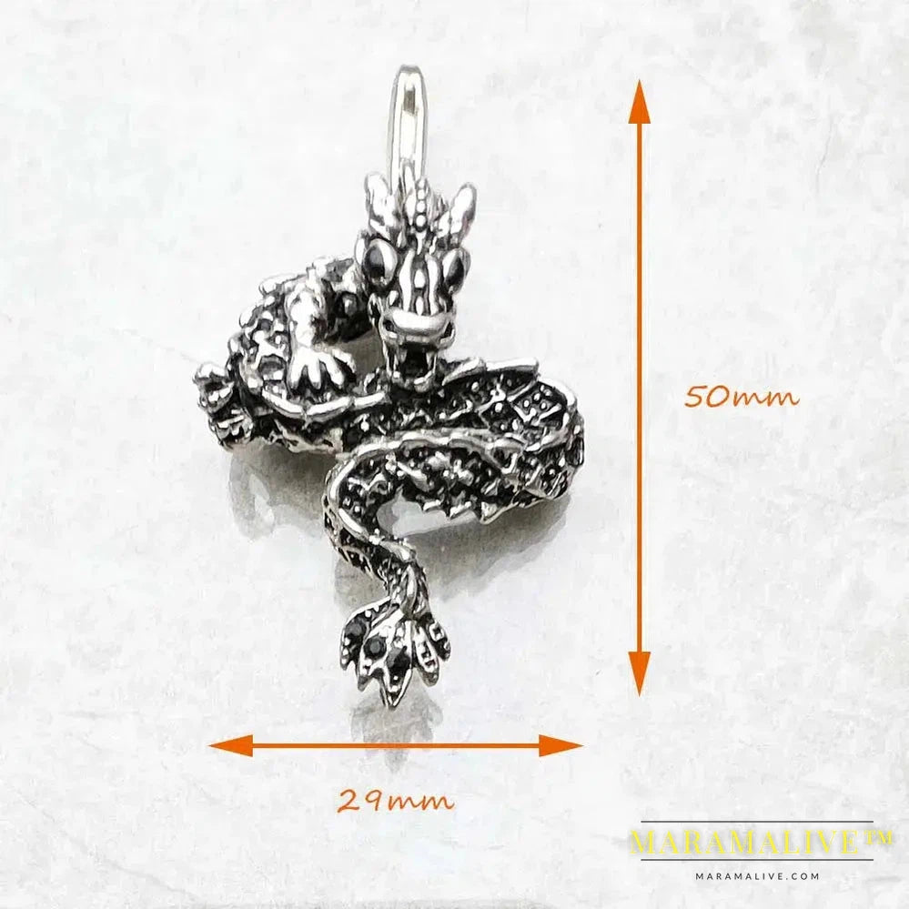 Pendant Mythical Dragon Brand New Fashion Jewelry Europe Accessories 925 Sterling Silver Punk Gift For Woman Men