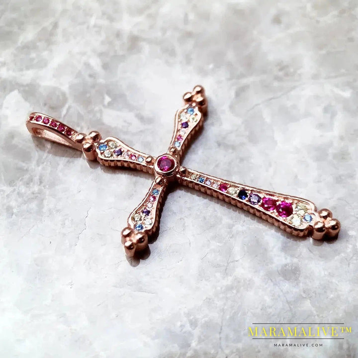 Pendant Royalty Cross Spring Bohemia Fine Jewelry