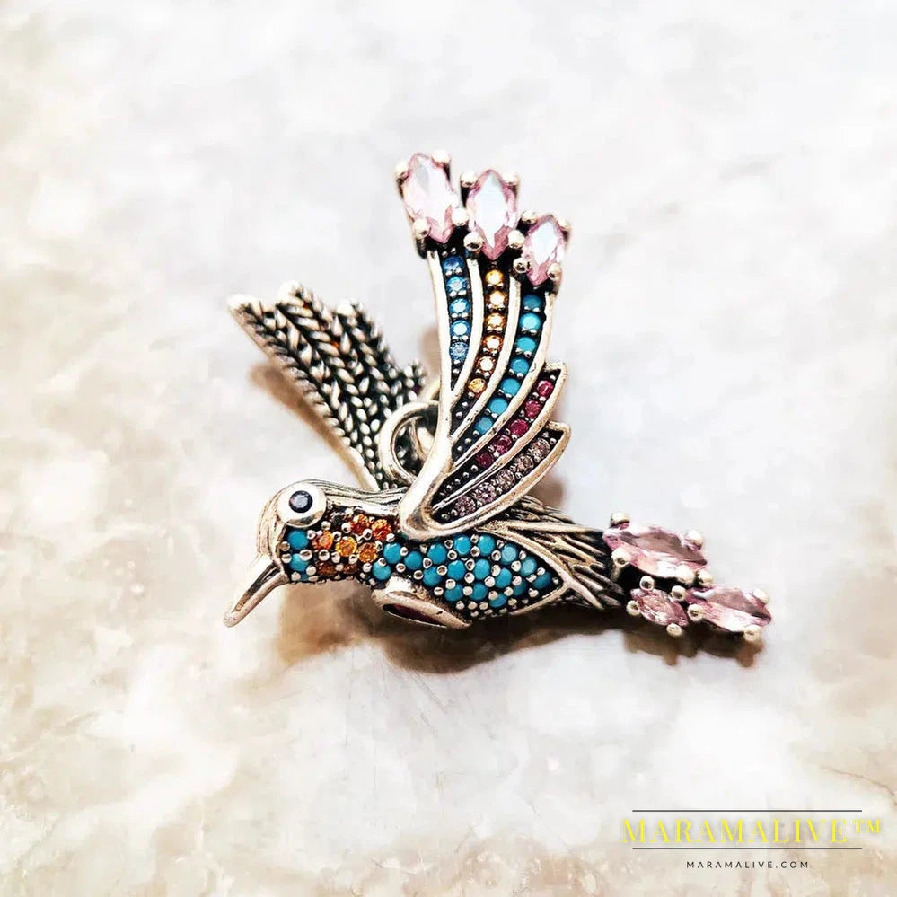 Pendants Colourful Hummingbird Summer New Jewelry R