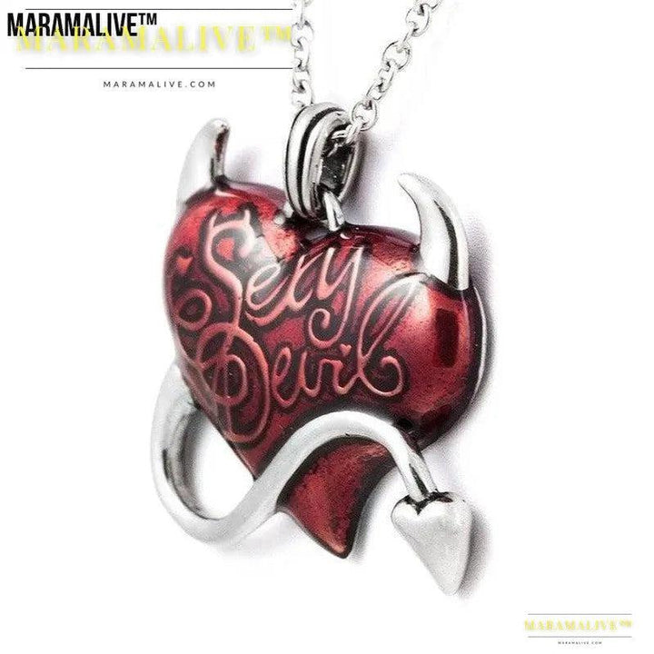 Personality Demon Heart Pendant Male Gothic Style