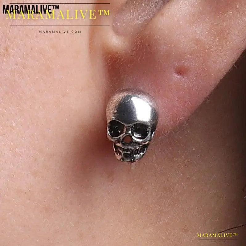 Personality Retro Skull Eardrops Earrings