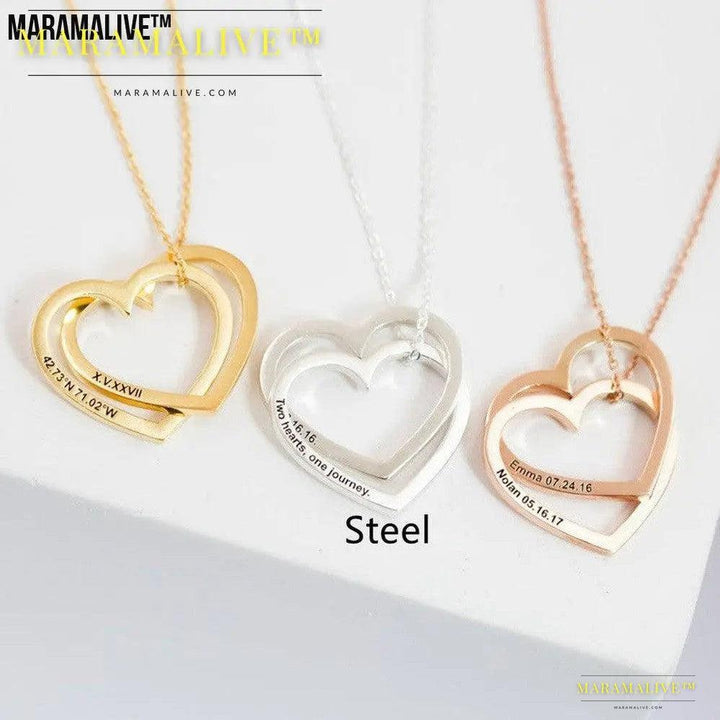 Personalized Name Stainless Steel DIY Necklace Jewelry