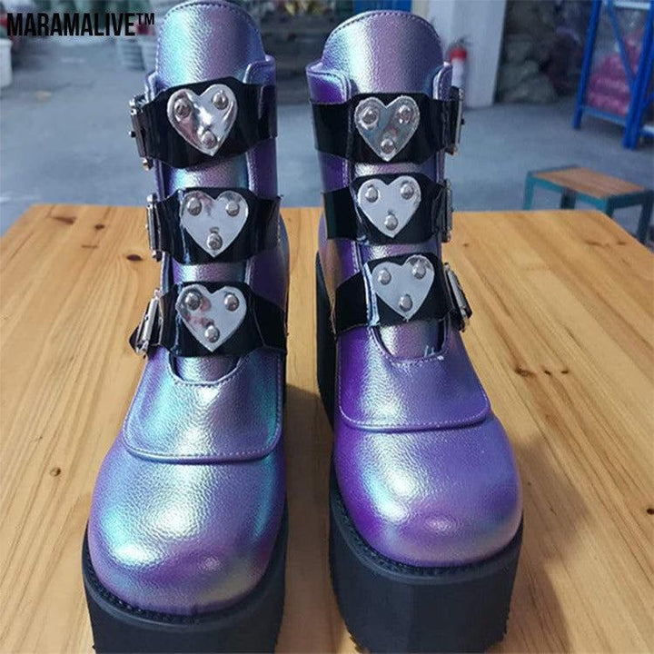 Platform super high heel boots