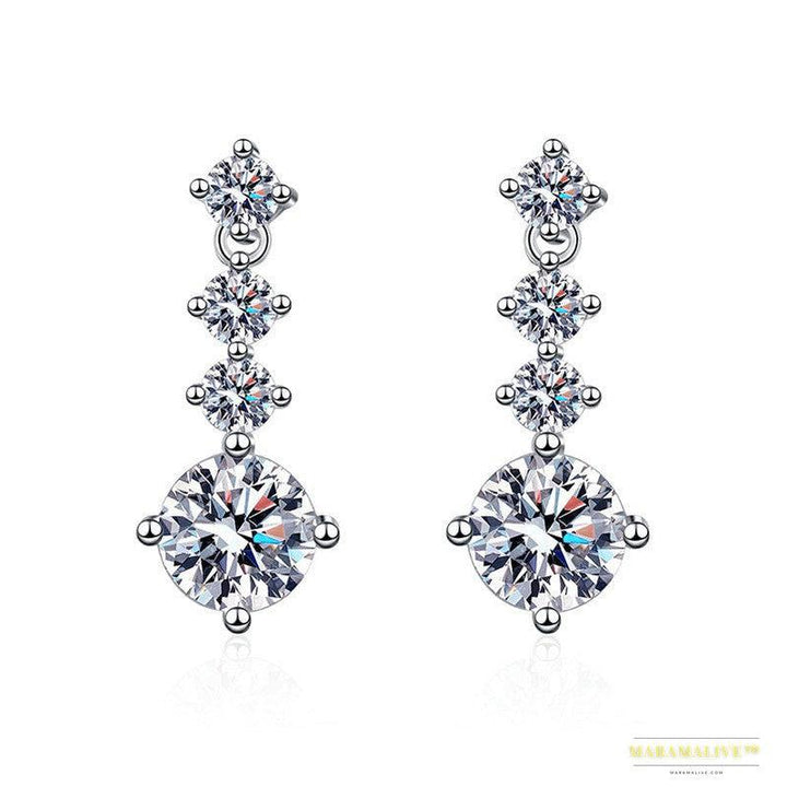 Precious Moissanite Lab-Made Diamond Earrings: Affordable Luxury Jewelry