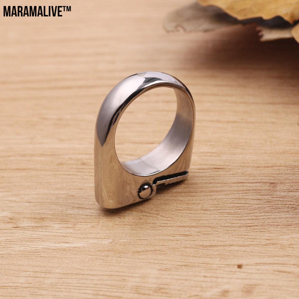 Punk Metal Lighter Ring