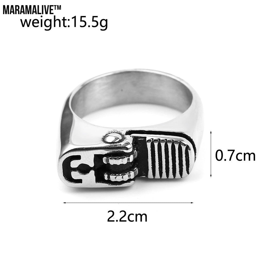 Punk Metal Lighter Ring