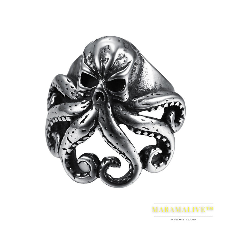 Punk Retro Skull Ring