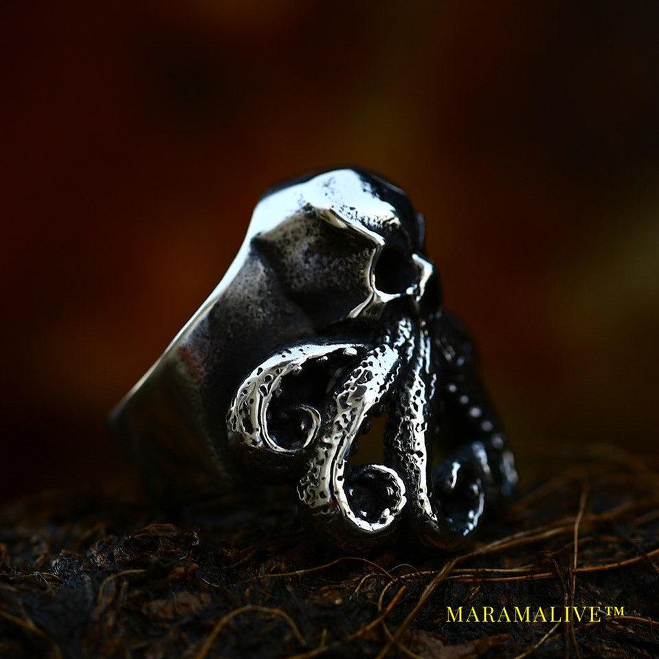 Punk Retro Skull Ring