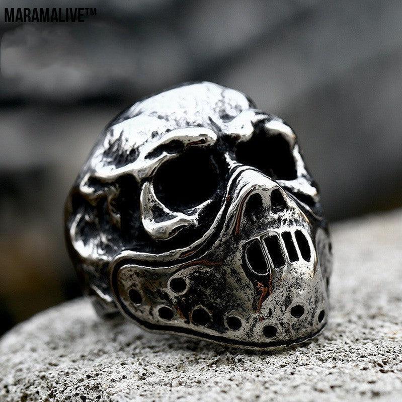 Punk Skull Ring Hand Jewelry