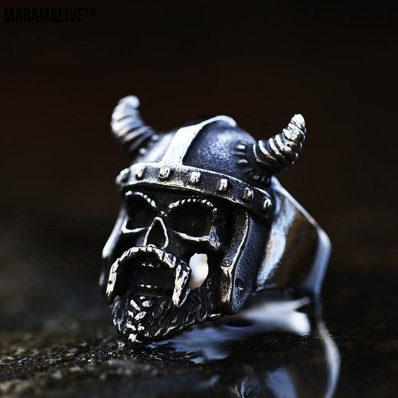 Punk Skull Ring Hand Jewelry