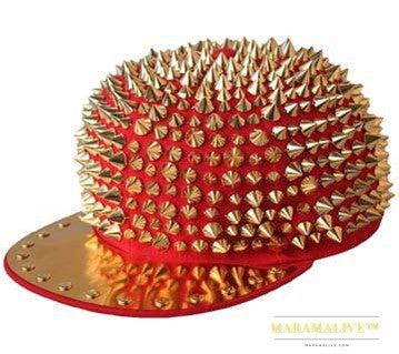 Punk Studded Handmade Rivet Street Cap