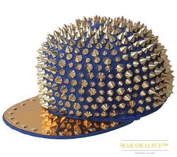 Punk Studded Handmade Rivet Street Cap