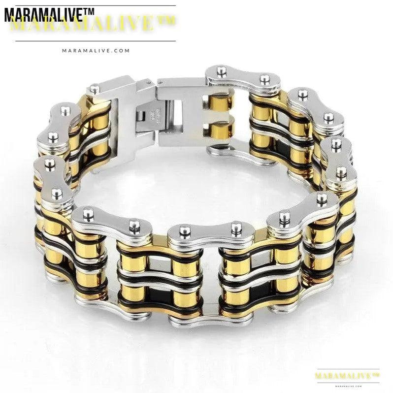 Punk Up Your Style With This Stainless Steel Bracelet!