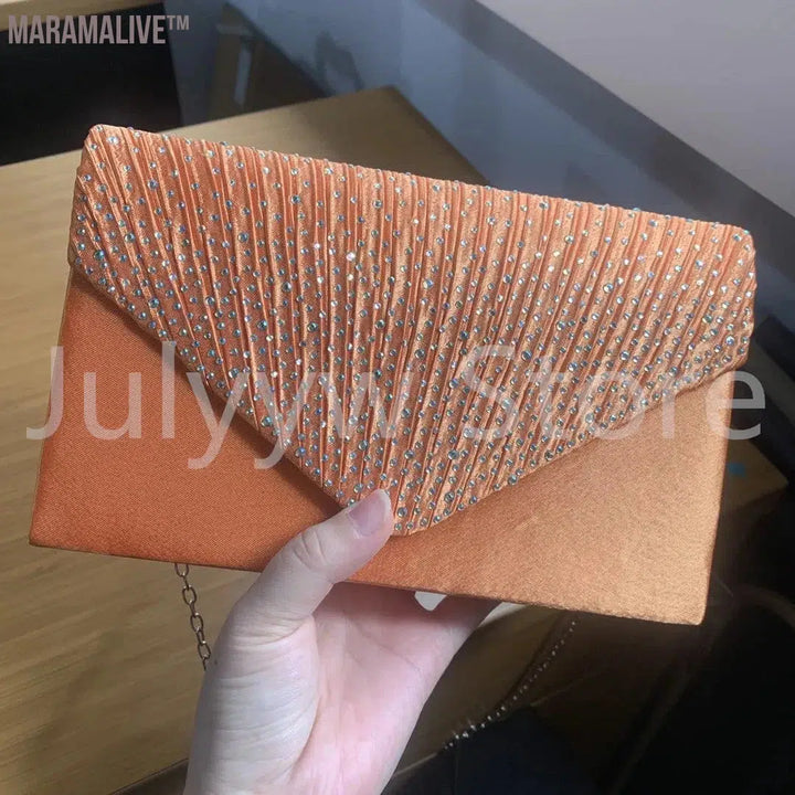 Purple Women Wedding Clutch Handbag Luxury PU Leather Bags Designed Clutch Purse 2024 Envelope Summer Clutches Evening Prom Bags