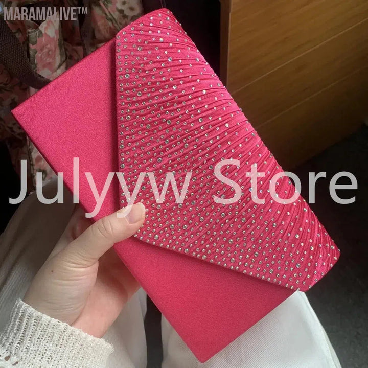 Purple Women Wedding Clutch Handbag Luxury PU Leather Bags Designed Clutch Purse 2024 Envelope Summer Clutches Evening Prom Bags