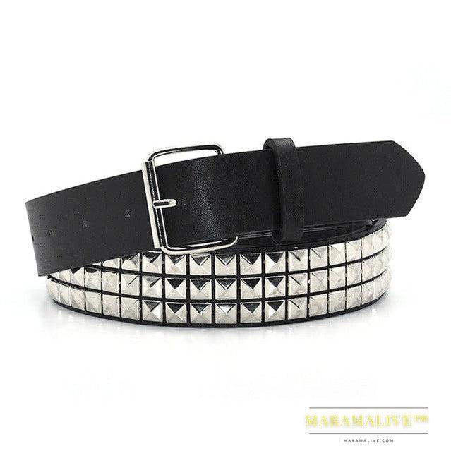 Pyramid Fashion Rivet Belt Studded Belt