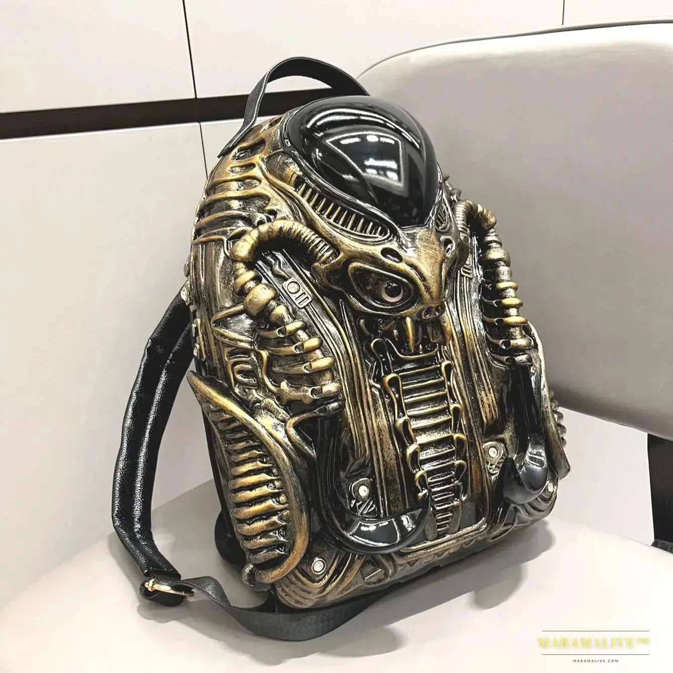 Quirky Luxury Designer Backpack Purse: A Unique Blend of Gothic and Trendy Handbags