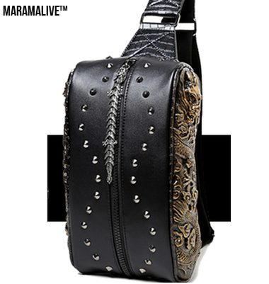 Riveted Leather Gothic Bag