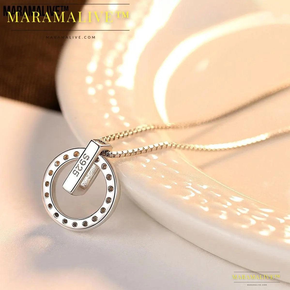 Round Pendant Necklace