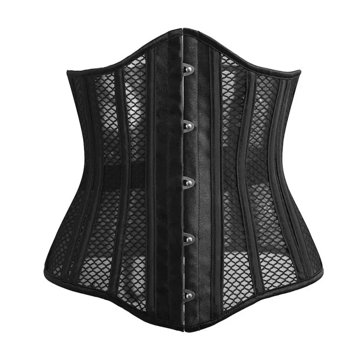 Breathable Mesh Sexy Women Corsets Top Spiral Steel Boned Underbust Waist Trainer Bustier Body Shaper Corselet - Maramalive™