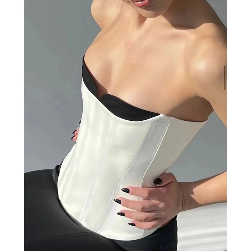 Sexy Bustier Top Women Elegant Lingerie Corset Summer Fashion Bustiers Tank Top Vintage Streetwear Woman Clothes - Maramalive™