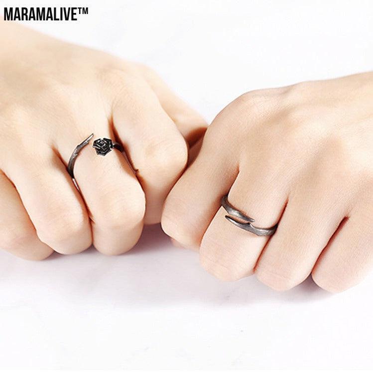 S925 Sterling Silver Ring Couple Men And Women