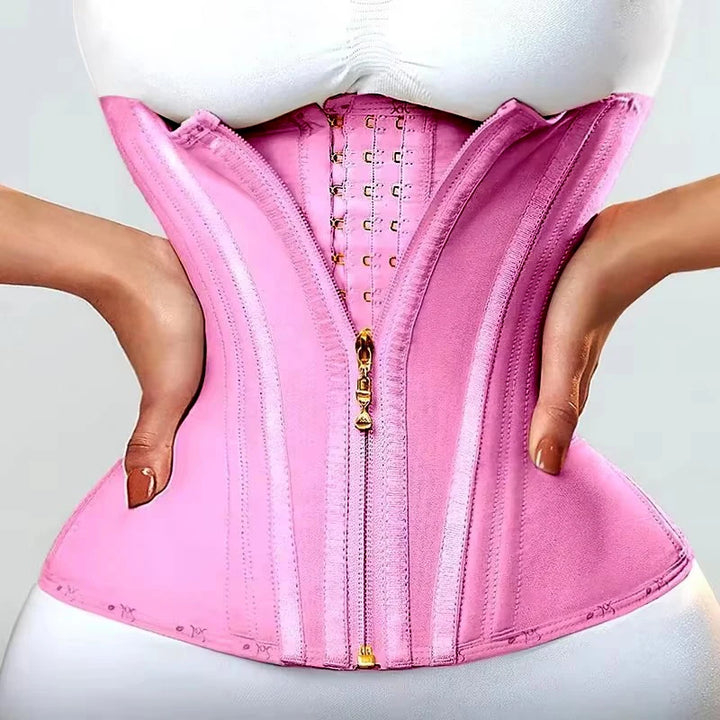 Girdles Double Compression Vest Waist Trainer Corset with Zipper Hook Flat Belly Slimming Body Shapers - Maramalive™