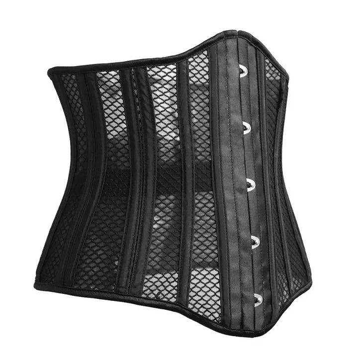 Breathable Mesh Sexy Women Corsets Top Spiral Steel Boned Underbust Waist Trainer Bustier Body Shaper Corselet - Maramalive™