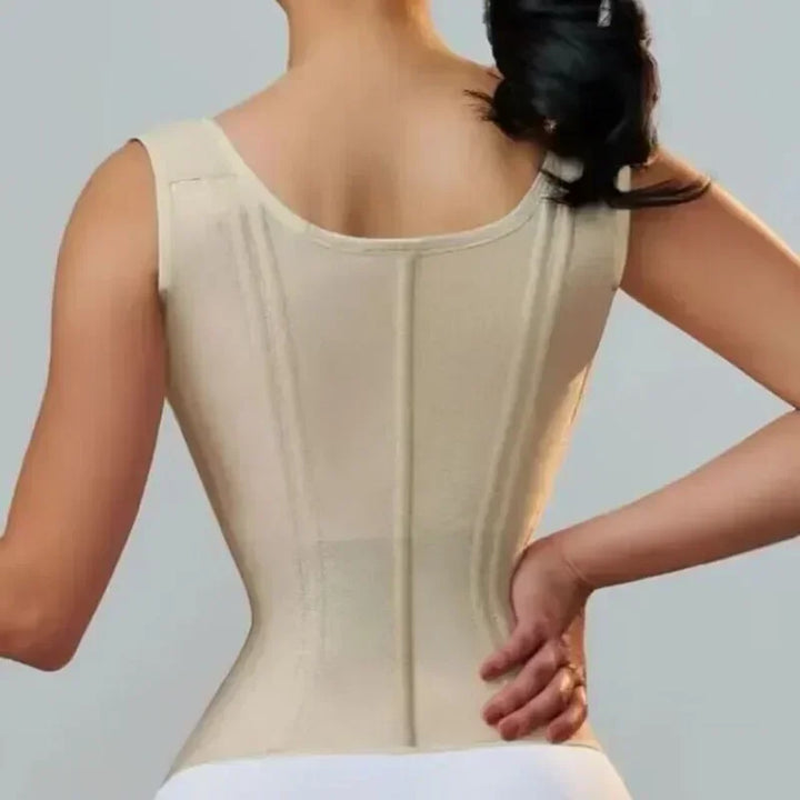 Body Shaper Shapewear Women Vest Tops Double Compression Waist Trainer Corset Adjustable Zipper and Hook-eyes - Maramalive™