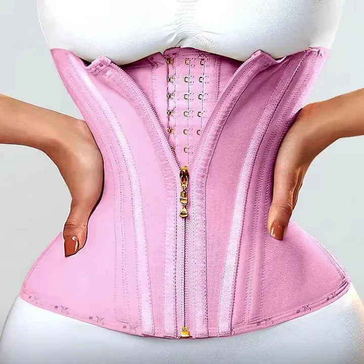 Girdles Double Compression Vest Waist Trainer Corset with Zipper Hook Flat Belly Slimming Body Shapers - Maramalive™