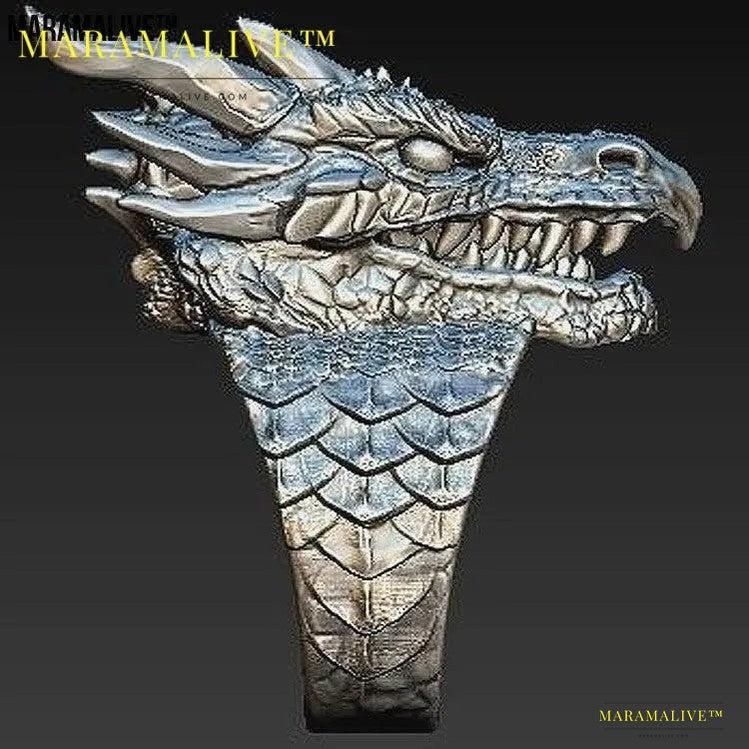 Silver Dragon Ring