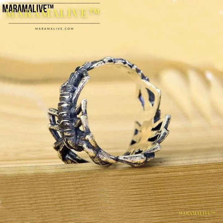 Silver Scorpion Ring