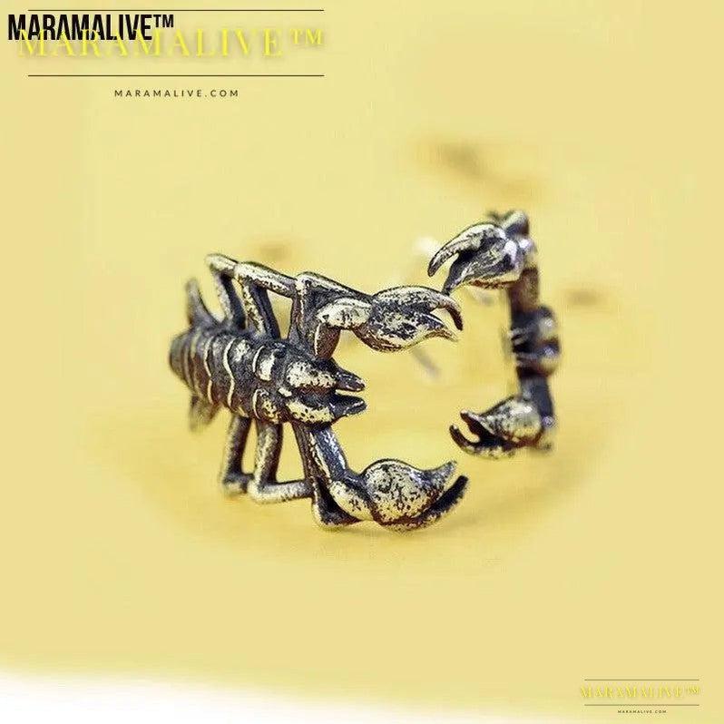 Silver Scorpion Ring