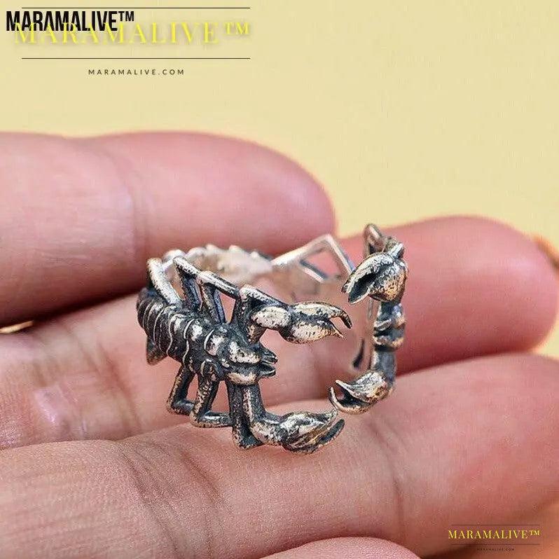 Silver Scorpion Ring