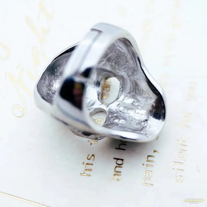 Skull Ring,Europe Rebel Street Fashion Good Jewerly For Women Men,Punk Gift In 925 Sterling Silver,Super Deals