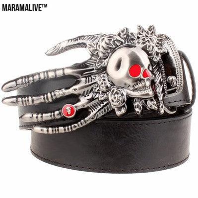 Skull big head claw belt fashion