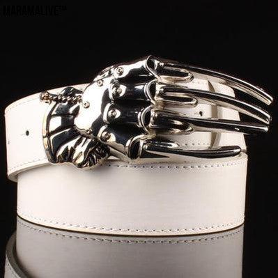 Skull big head claw belt fashion