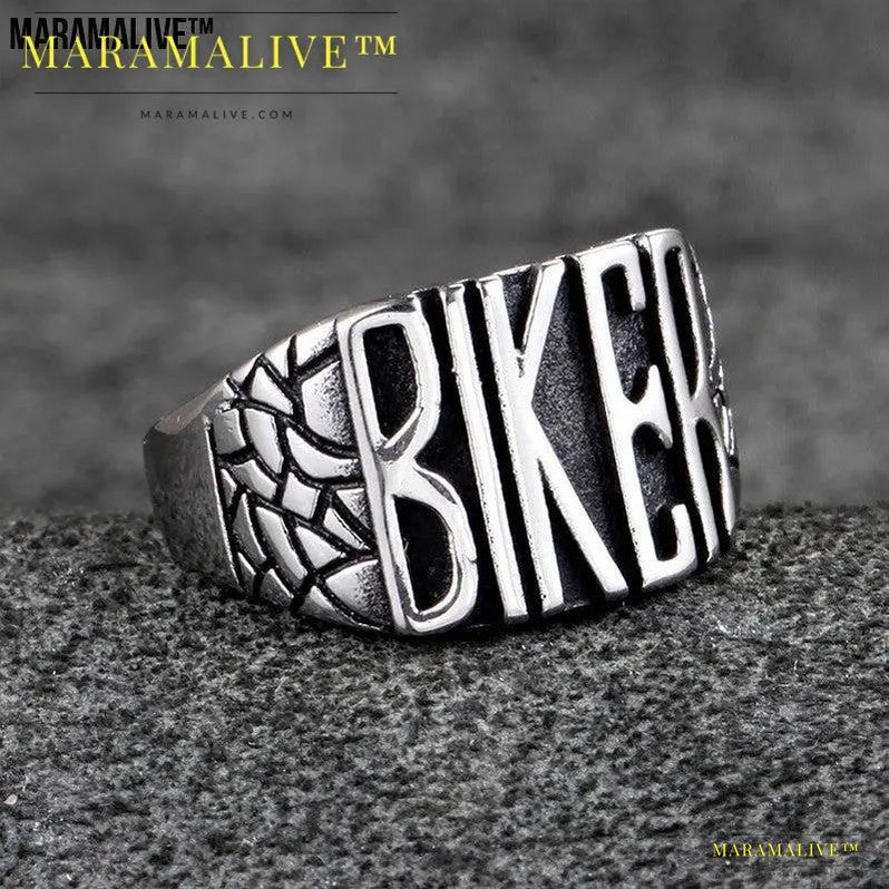 Speeding Party Punk Men's Biker Ring