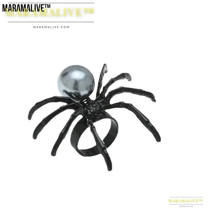 Spider Silver Ring: Halloween Fashion