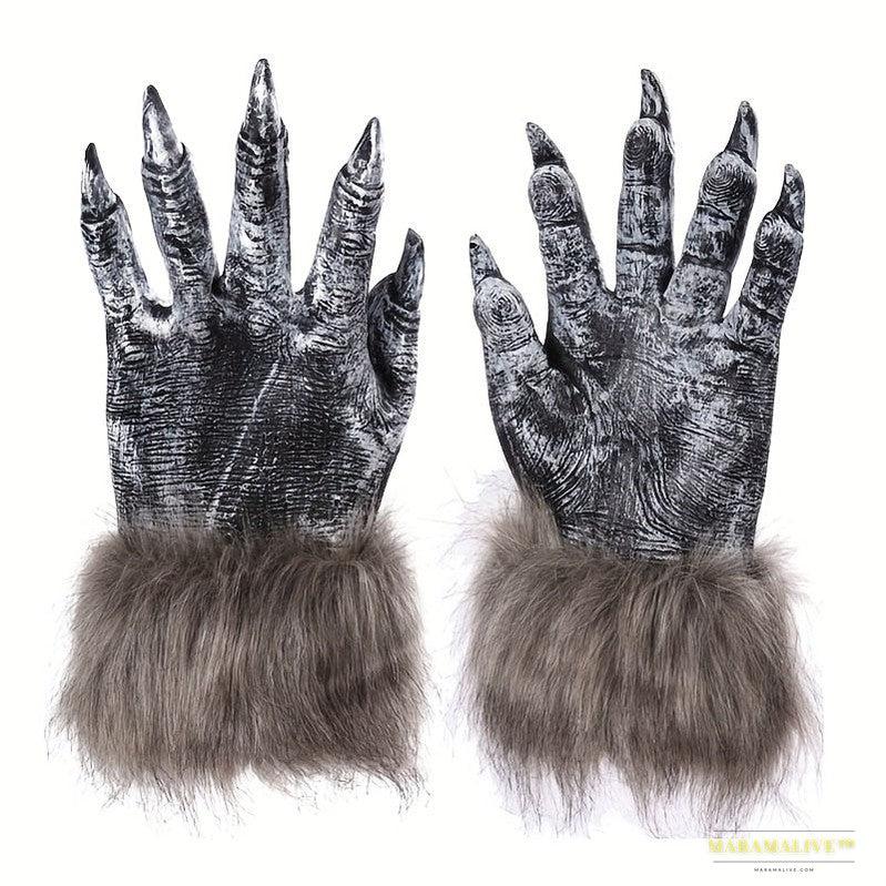 Spooky Halloween Wolf Gloves - Ultimate Party and Cosplay Essential